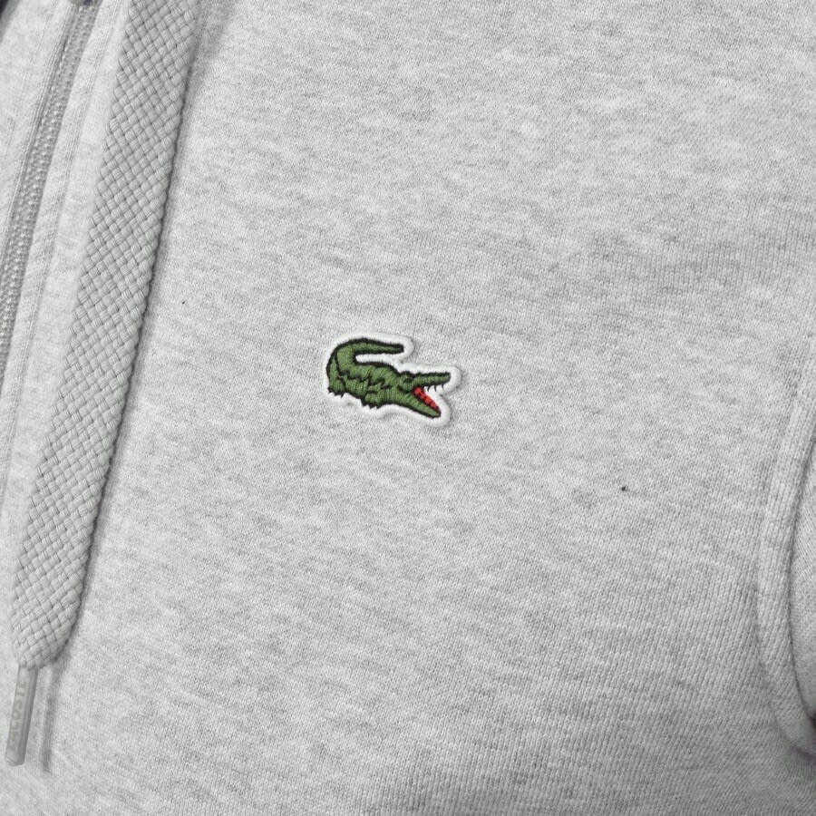 Lacoste pullover hoodie grey top